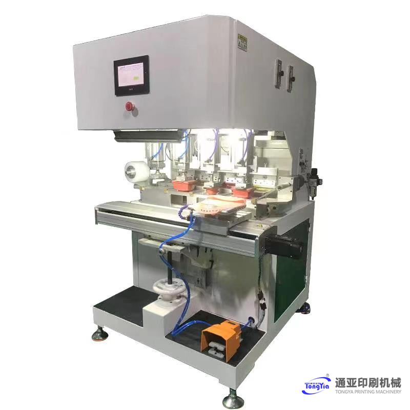TY-150SD4SC伺服獨(dú)立膠頭四色穿梭移印機(jī)