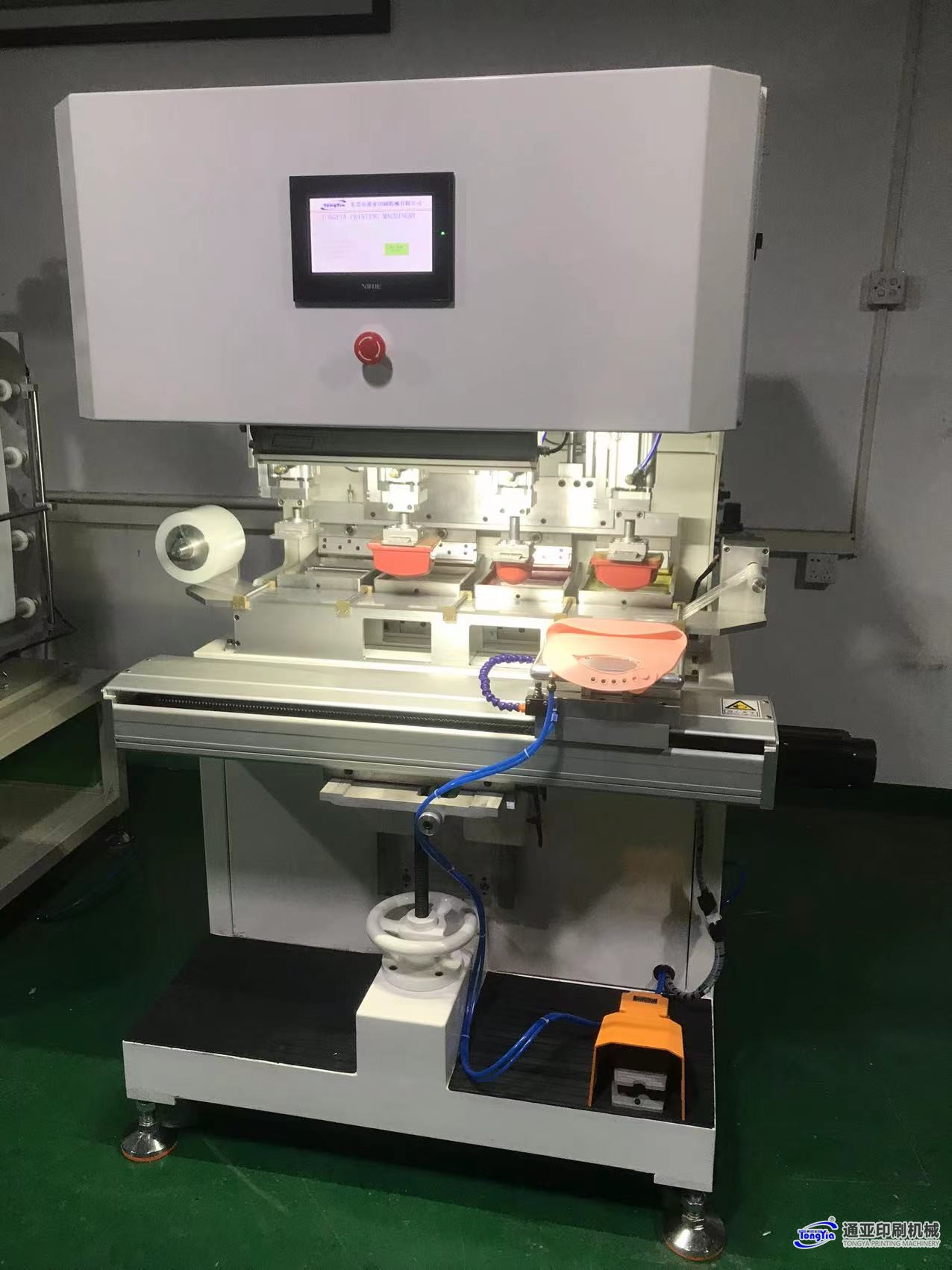 TY-150SD4SC伺服獨(dú)立膠頭四色穿梭移印機(jī)